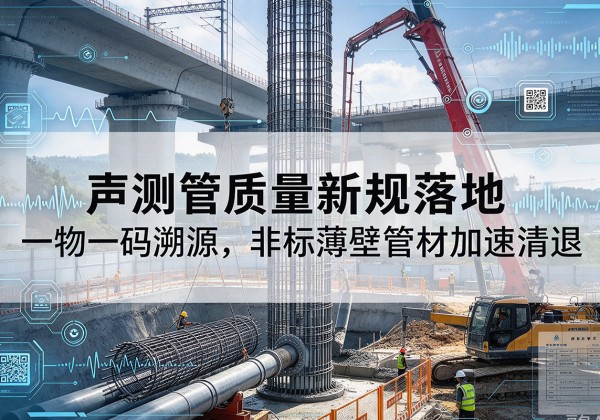 稷山声测管质量新规落地，一物一码溯源，非标薄壁管材加速清退