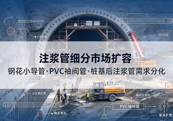 稷山注浆管细分市场扩容，隧道钢花小导管、PVC 袖阀管、桩基后注浆管需求分化